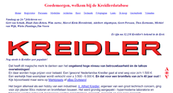 Desktop Screenshot of kreidlerdatabase.nl