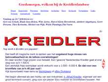 Tablet Screenshot of kreidlerdatabase.nl